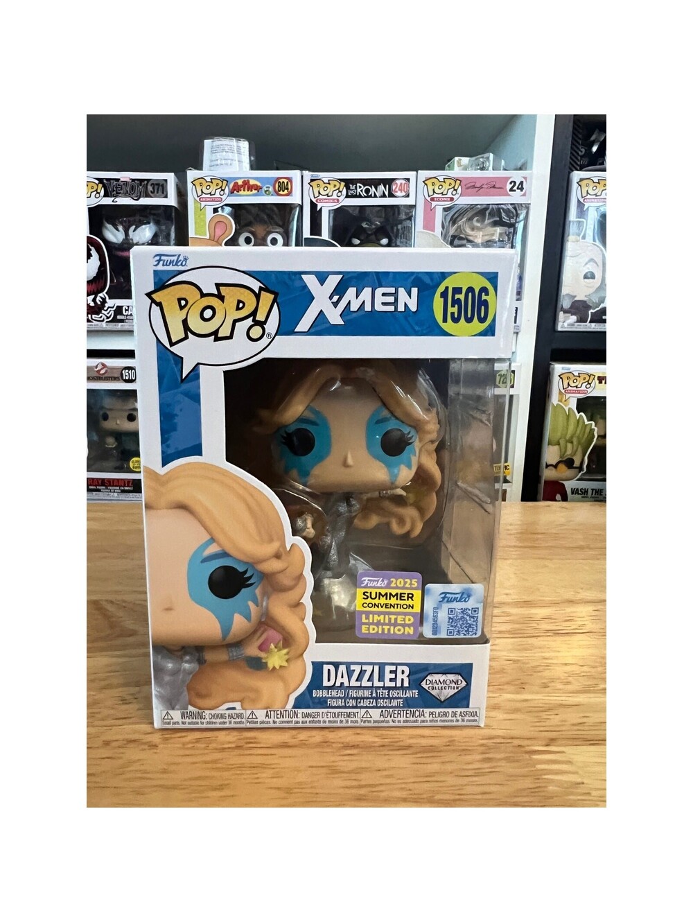 NEW IN HAND LE DIAMOND GLITTER Dazzler X-Men Funko Pop Bobblehead #1506 Marvel
